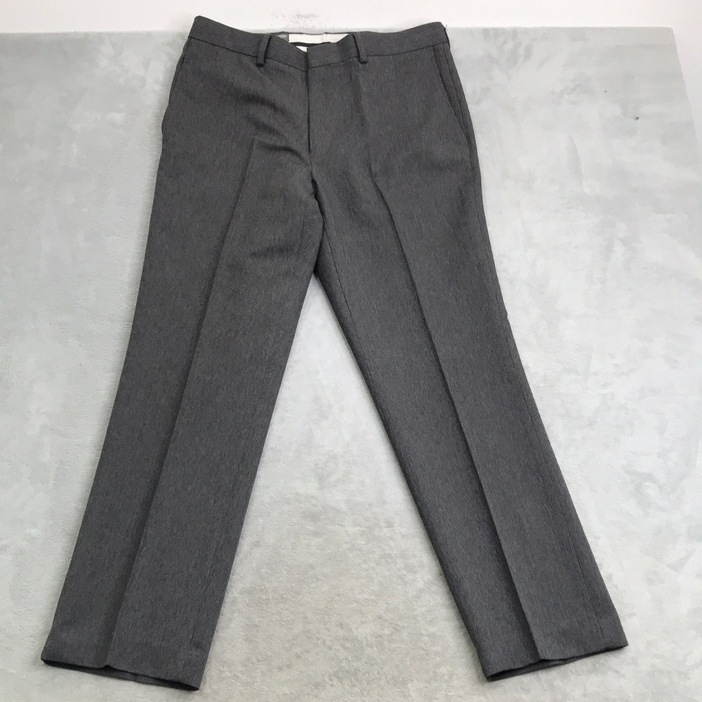 Michael Brandon Slim Fit  Dark Gray Dress Pants Size 34 X 30